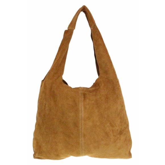 Plain Open Shoulder Bag Lht Tan :O